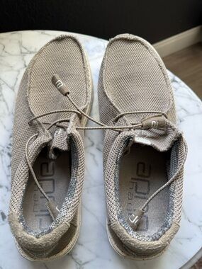 Hey Dude Wally Knit Slip-On Shoes - Beige